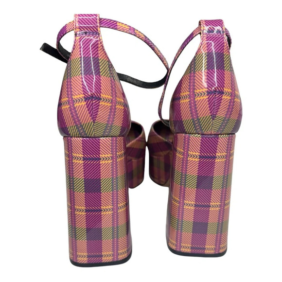 Larroude Ari Ankle Strap Platform Pump In Pink. Sz: 8 - Picture 9 of 14